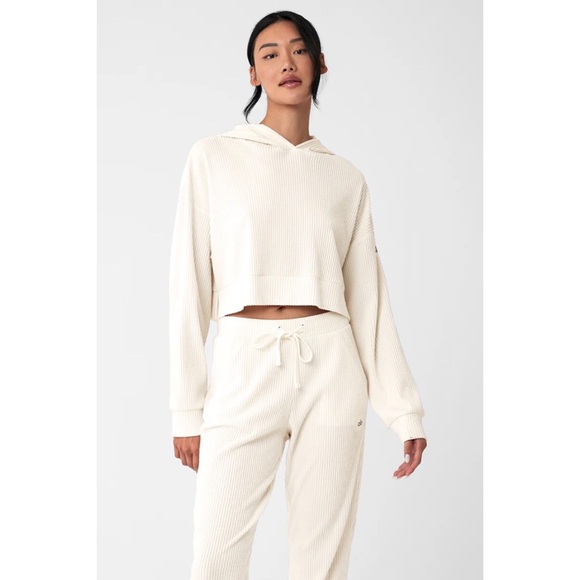 Alo Yoga Muse Hoodie Ivory S - Picture 6 of 16